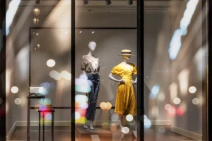 Indirekte Beleuchtung Mode Schaufenster